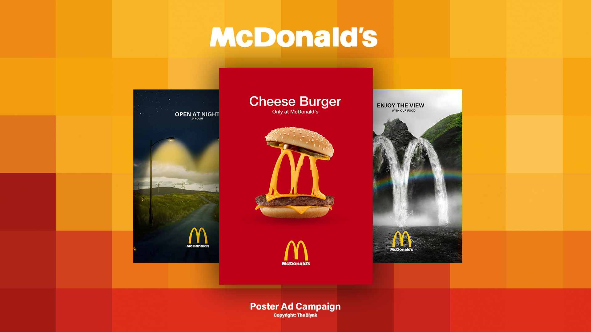 McDonald's ad campaign poster